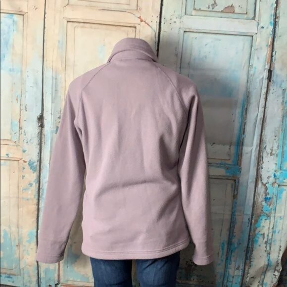 Isis Womans M Lilac Light Purple Full Zip Jacket Polyester CA 19789 - Picture 6 of 8